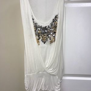Wet Seal sequin tunic tank!